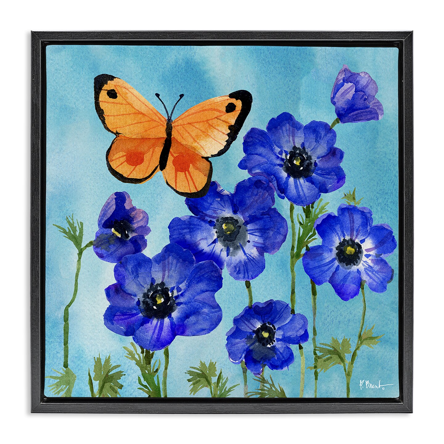 Stupell Industries Poetic Monarch Butterfly Floating Frame Design by Paul Brent