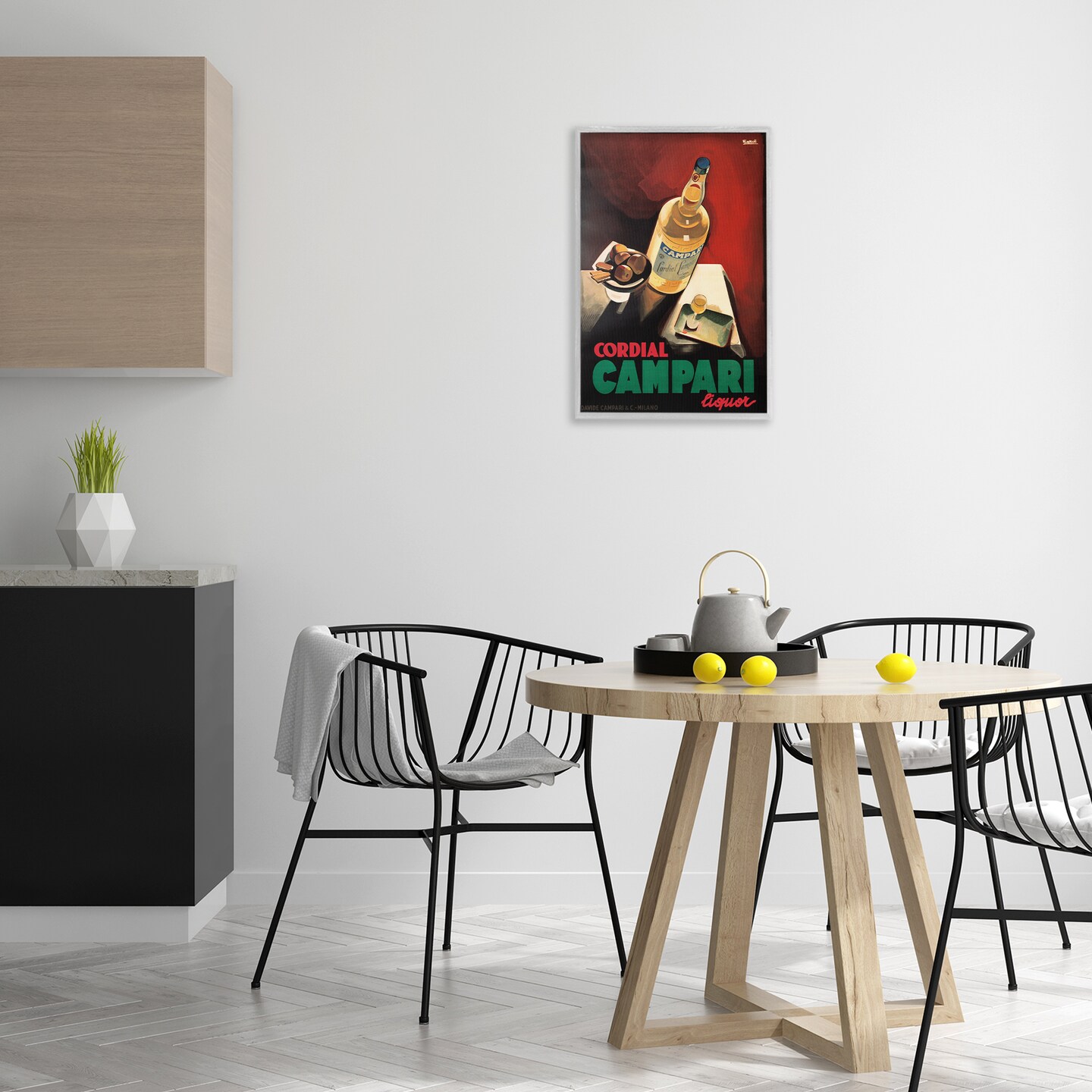 Stupell Industries Vintage Campari Wine Framed Giclee Design by Marcus Jules