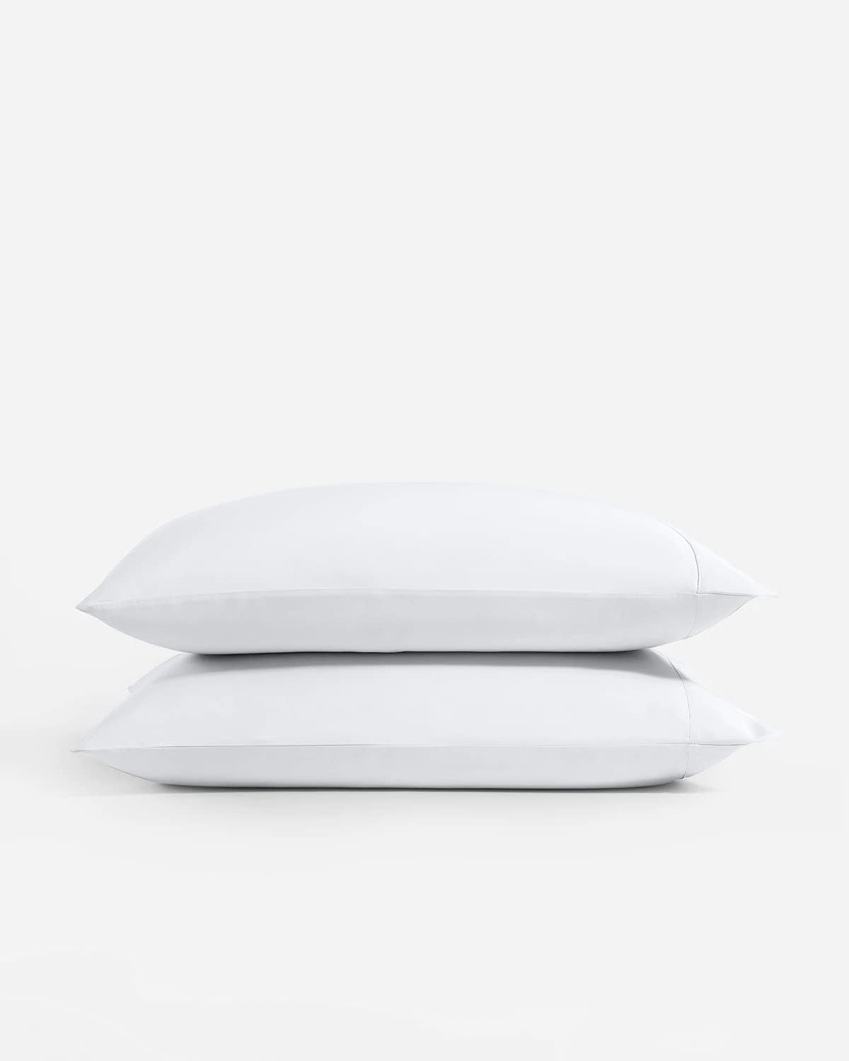 100% Viscose Derived from Bamboo Pillow Cases King Size Set of 2 - White Bamboo Viscose Pillow case Pair for King Pillows, Silky Soft, Breathable, Organic, Cooling Luxury Pillow Cover