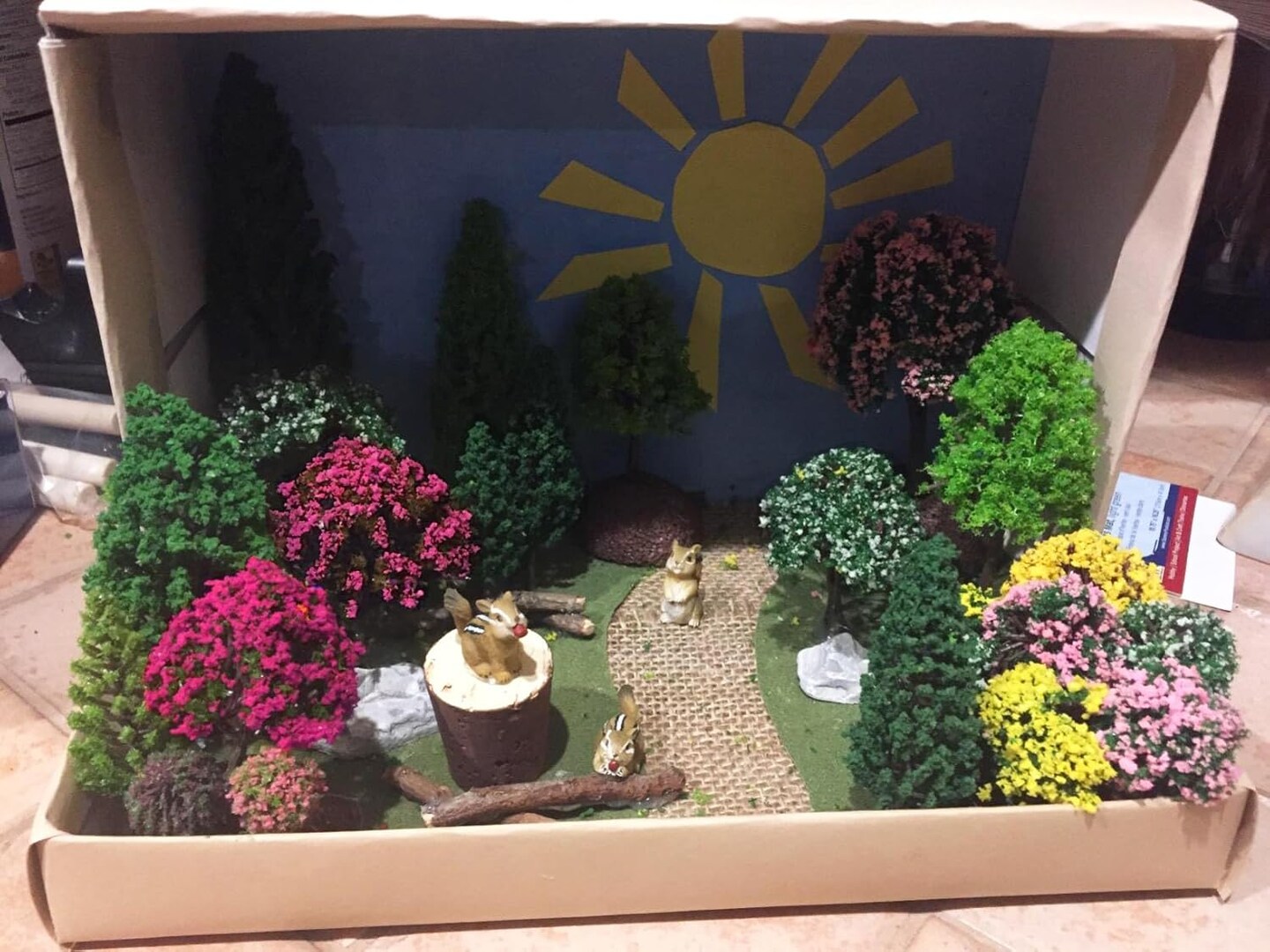 29pcs Mixed Model Trees, Fruit Trees, Ho Scale Trees, Model Train Scenery, Architecture Trees, Flower Trees