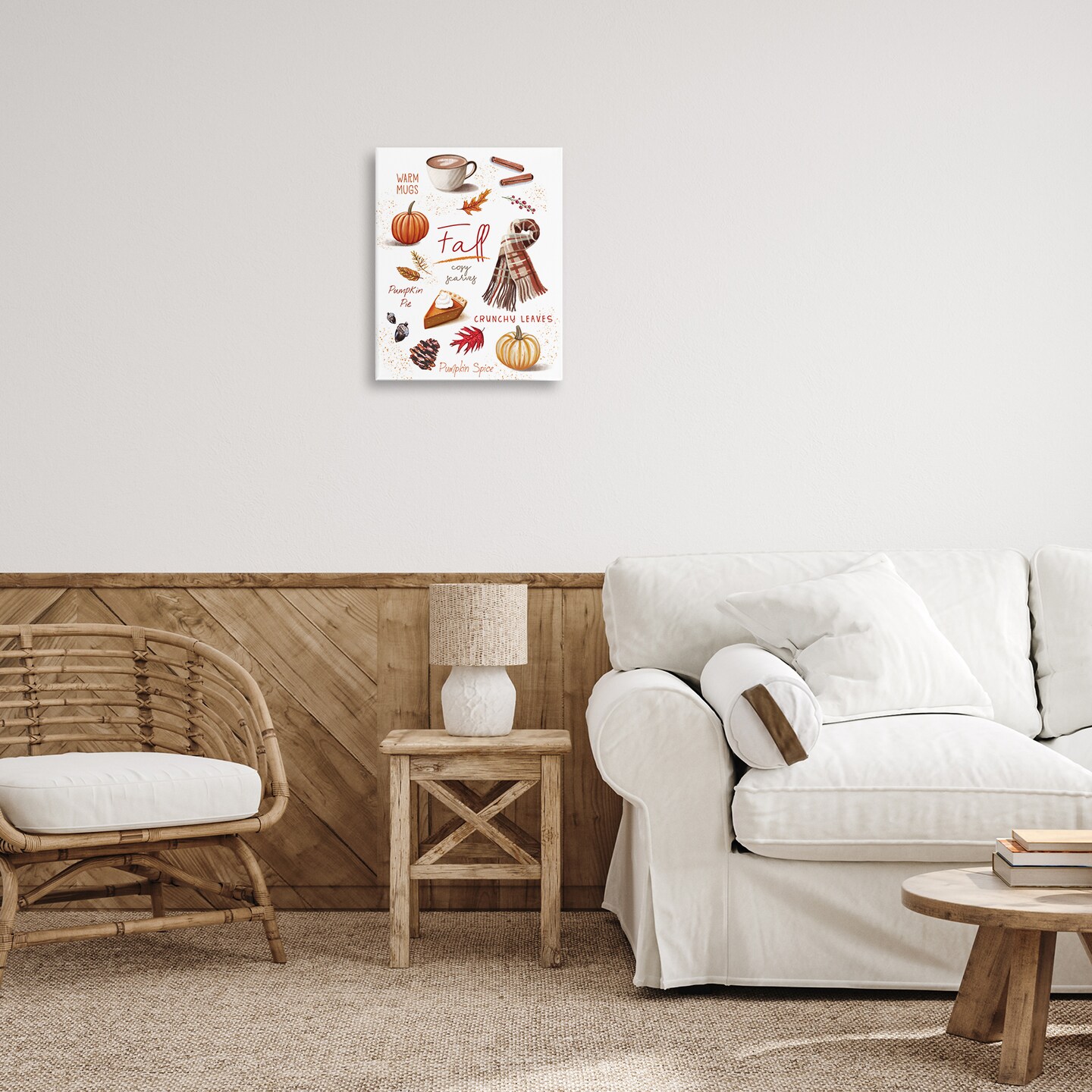Stupell Industries Favorite Autumn Things Canvas Design by