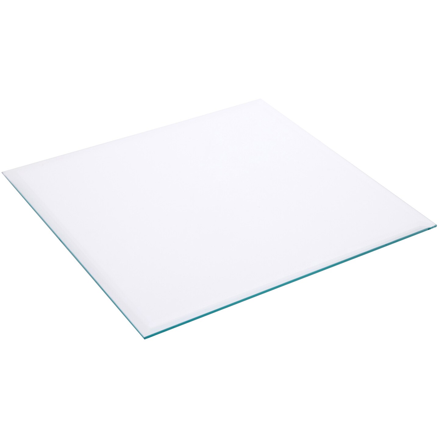 Plymor 12&#x22; Square, 5mm Thick Beveled Clear Glass