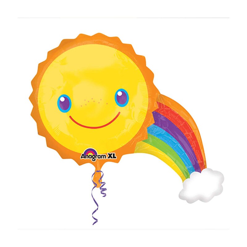 Anagram&#xAE; 33 Inch Smile Rainbow Balloon