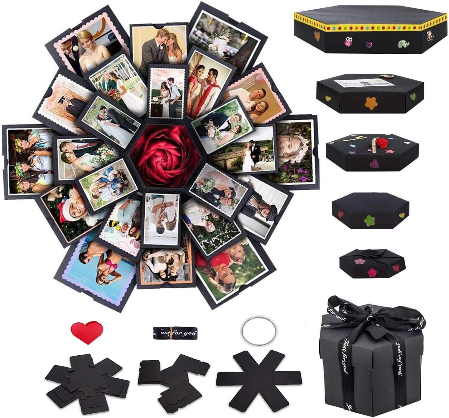 Explosion Gift Box - Photo Box, A Creative Six-sided Gift Box