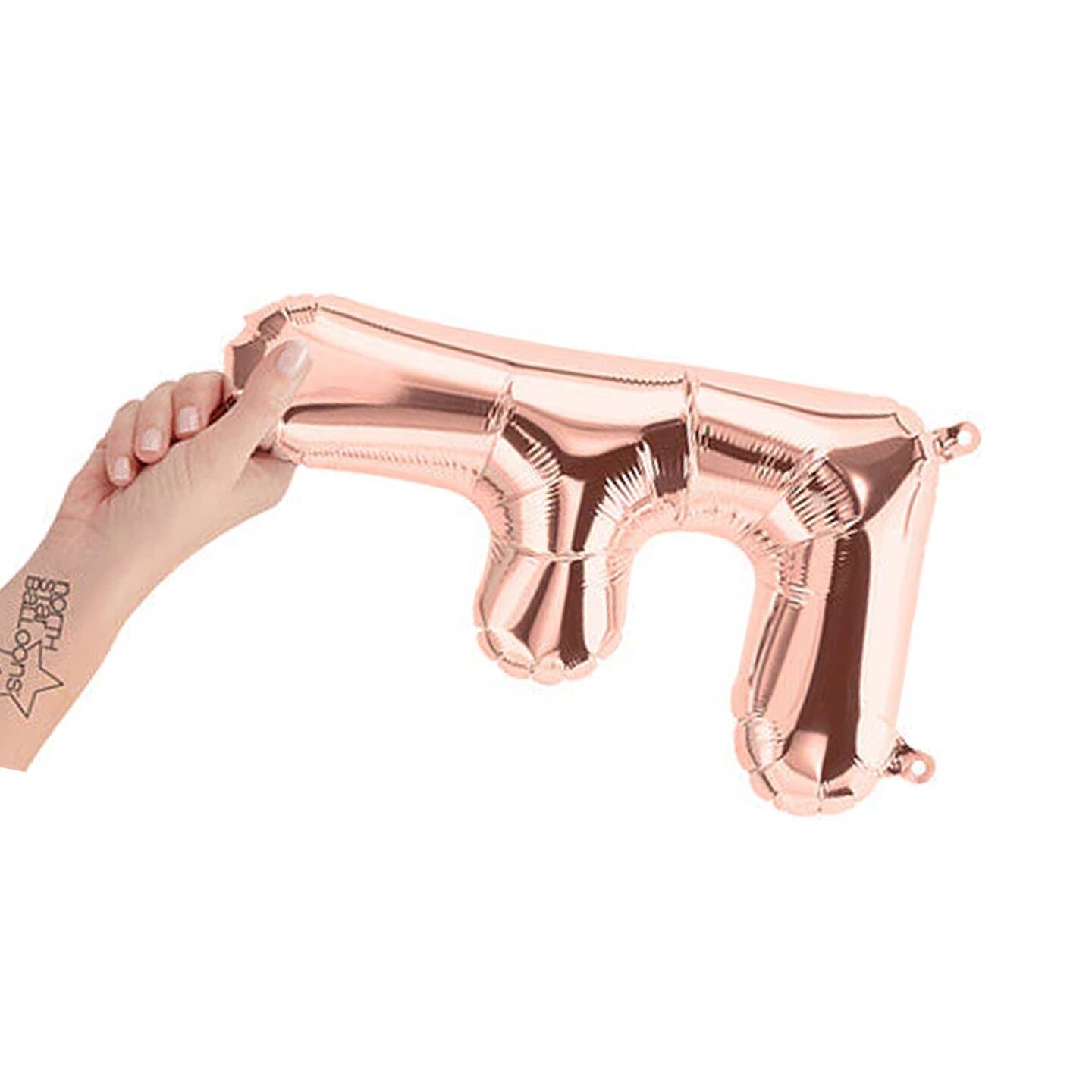 NorthStar Balloons&#xAE; 16 Inch Letter F Rose Gold Air Fill Only