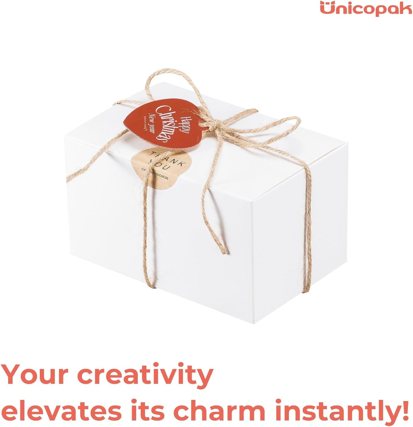 40 Pack Gift Boxes 6x4x3.5 Inches White Gift Boxes with Lids for Presents Small Gift Boxes Bulk for Candle Mug Perfume Craft Ornaments Cookies Treats Favors