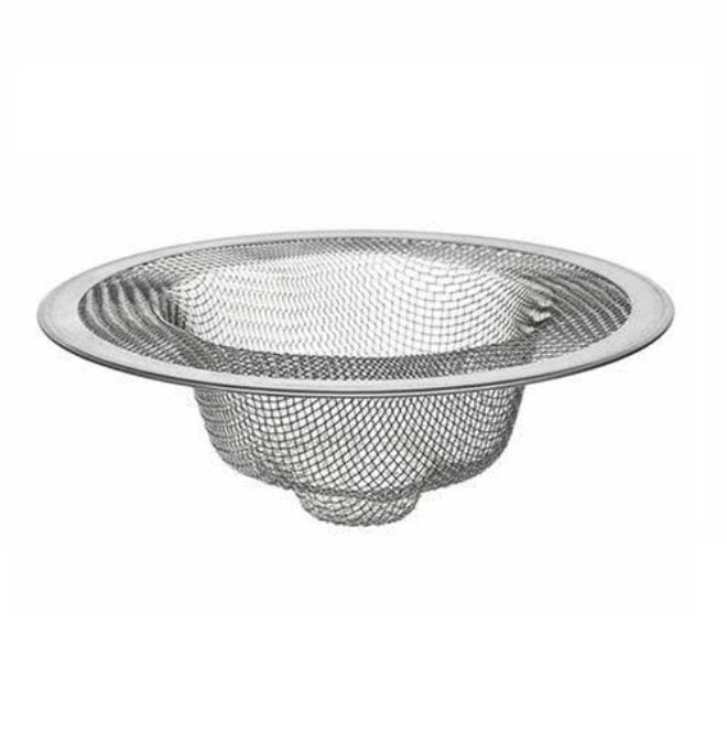 Handy Housewares 4.25&#x22; Stainless Steel Mesh Kitchen Sink Strainer - Drain Food Stopper Basket