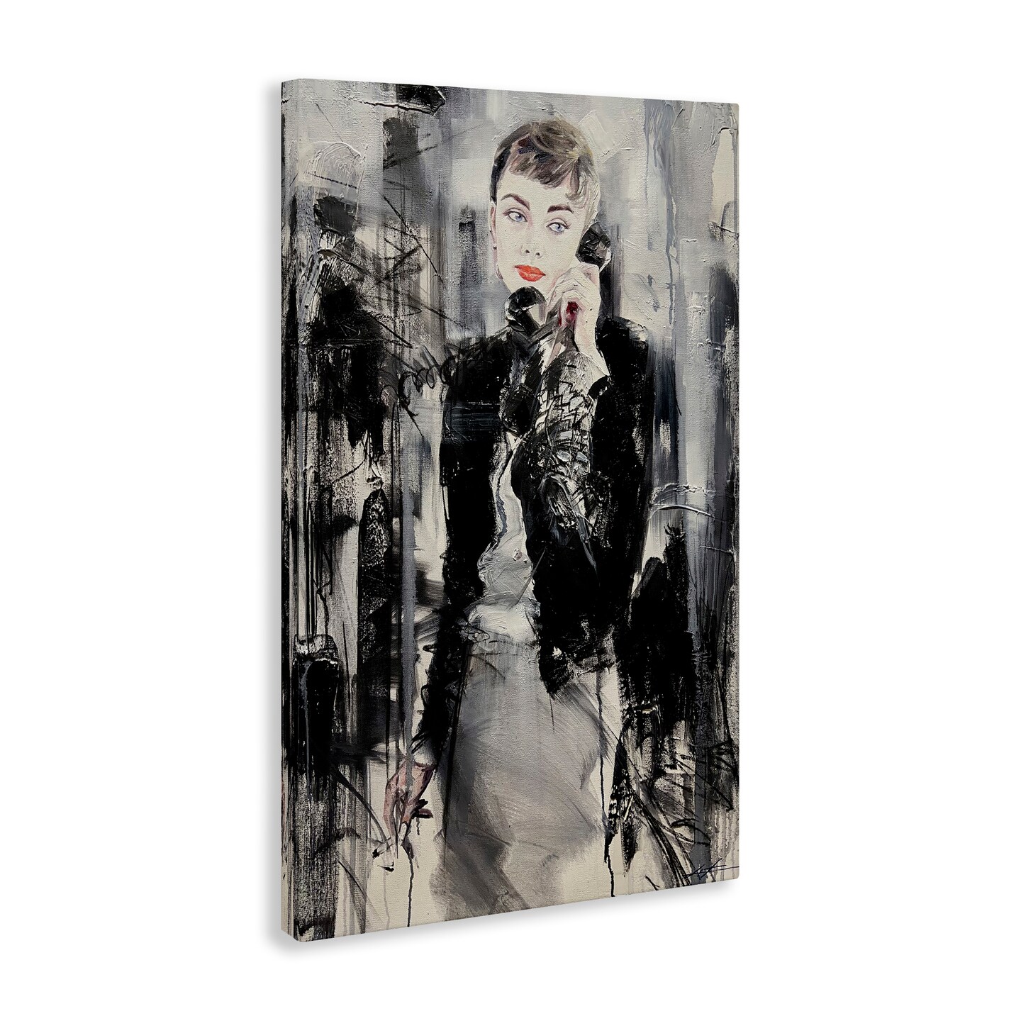 Stupell Industries Classic Beauty Fashionista Canvas Design by Lucille Lee