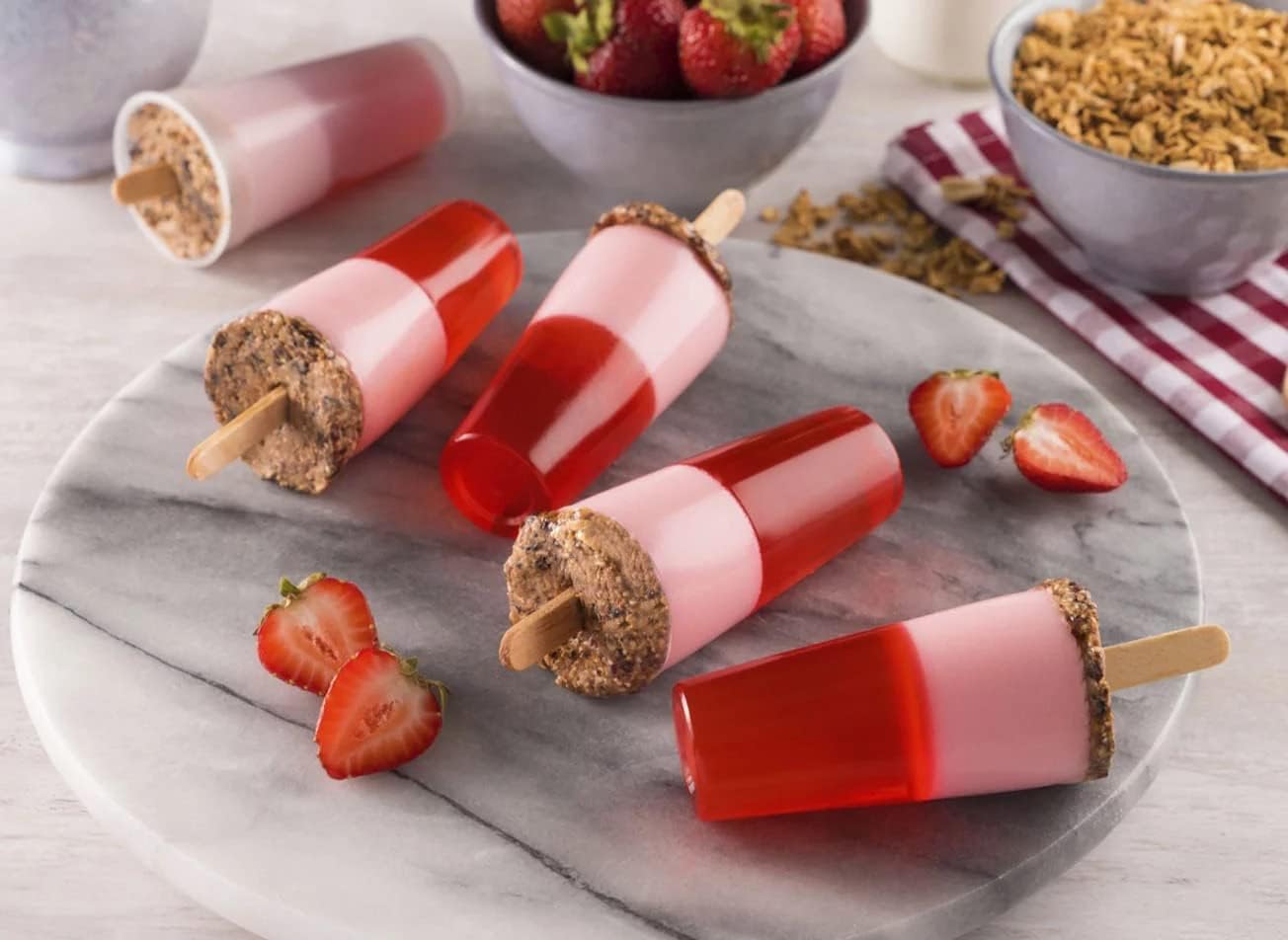 Popsicle/Jello Molds 25 Sets Ice Pop Molds Ice Pop Maker Clear Plastic