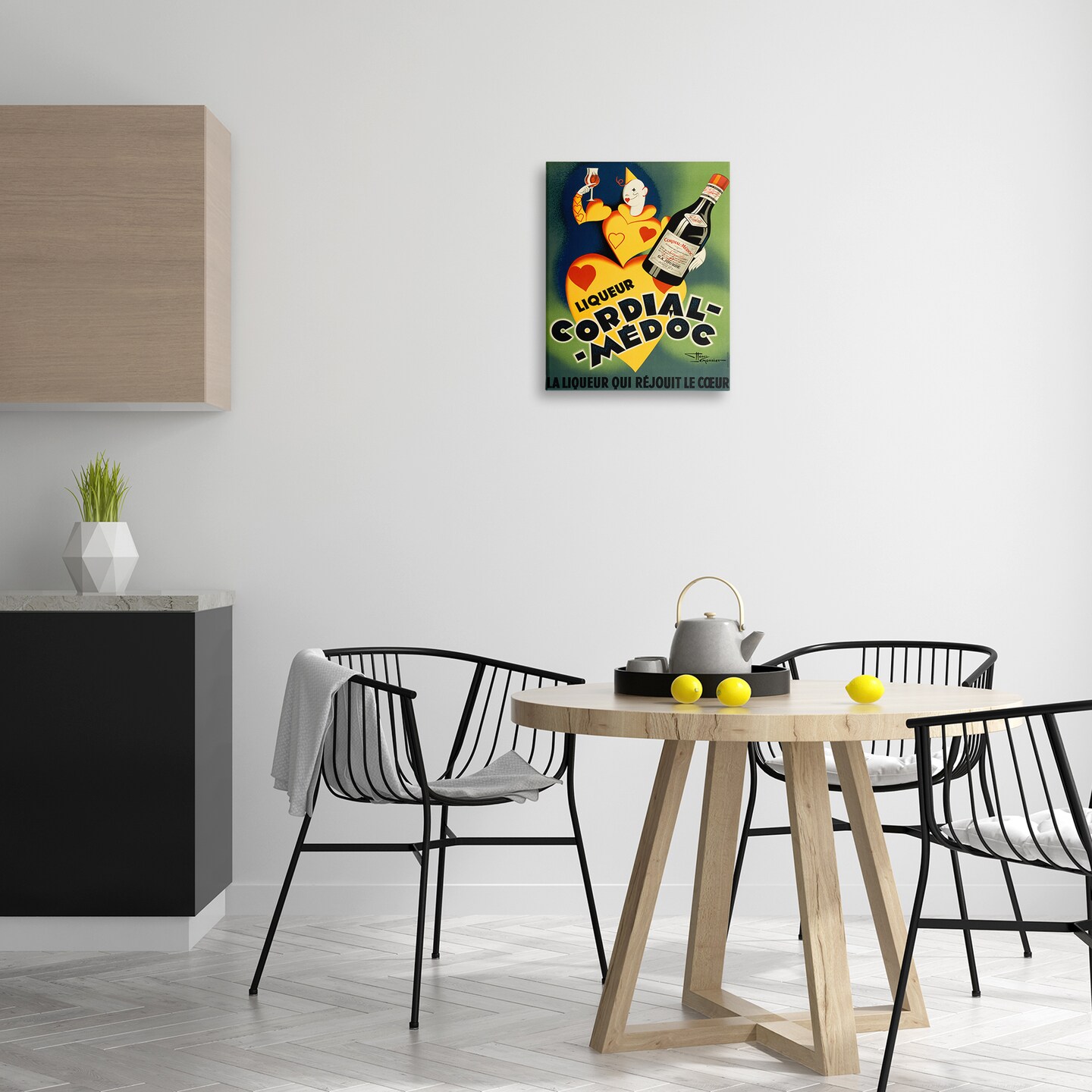 Stupell Industries Retro Vintage Wine Advertisement Canvas Design by Marcus Jules