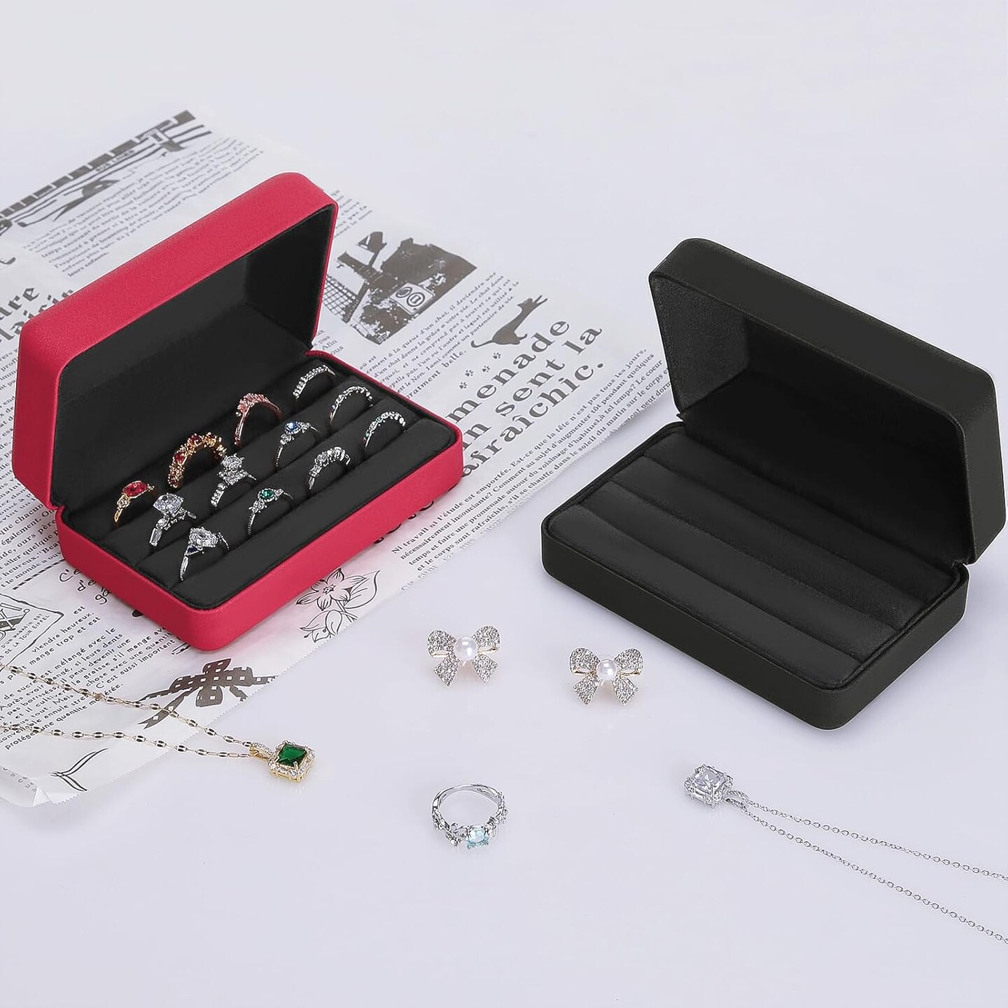 Ring Storage Box for Multiple Rings