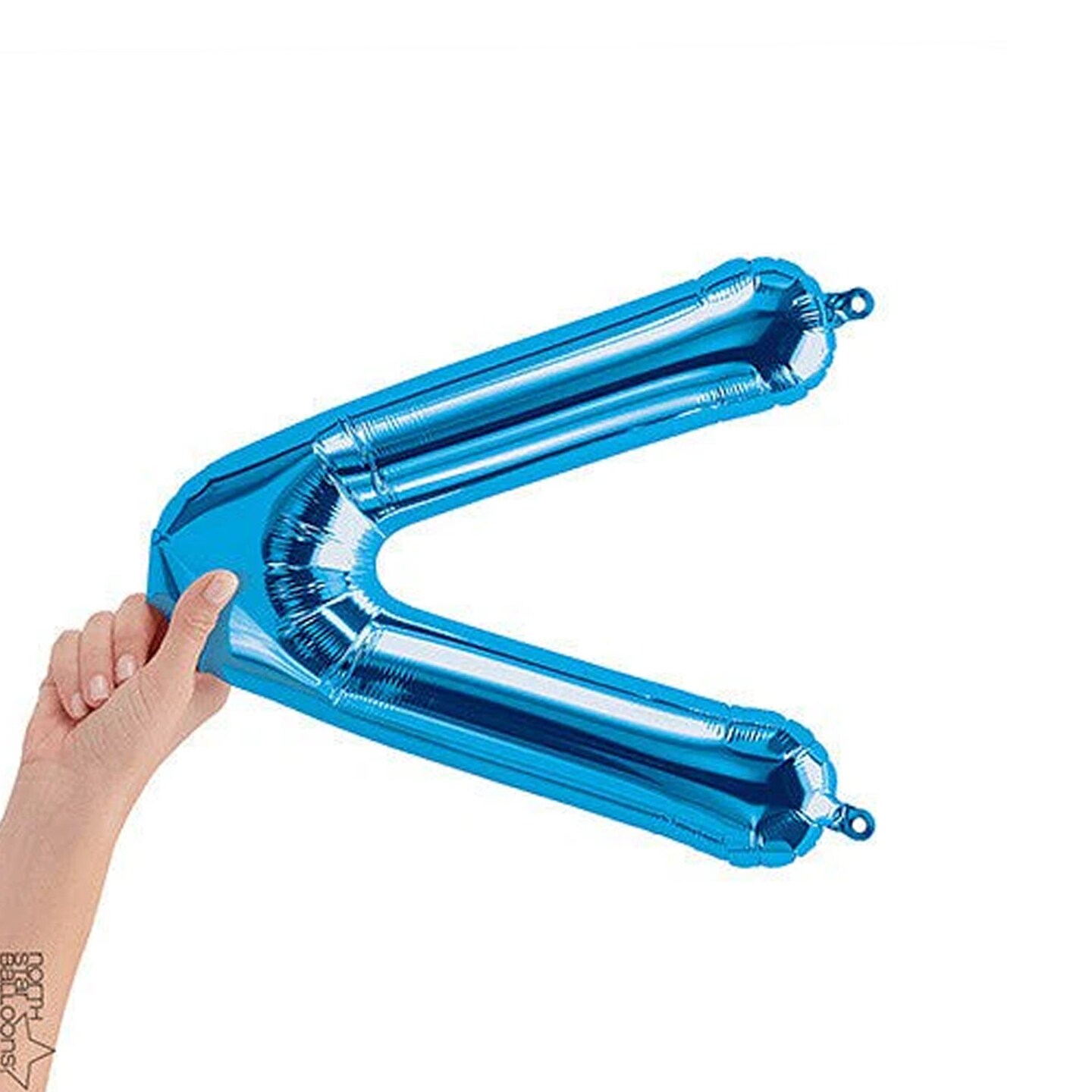 NorthStar Balloons&#xAE; 16 Inch Letter V Blue Air Fill Only