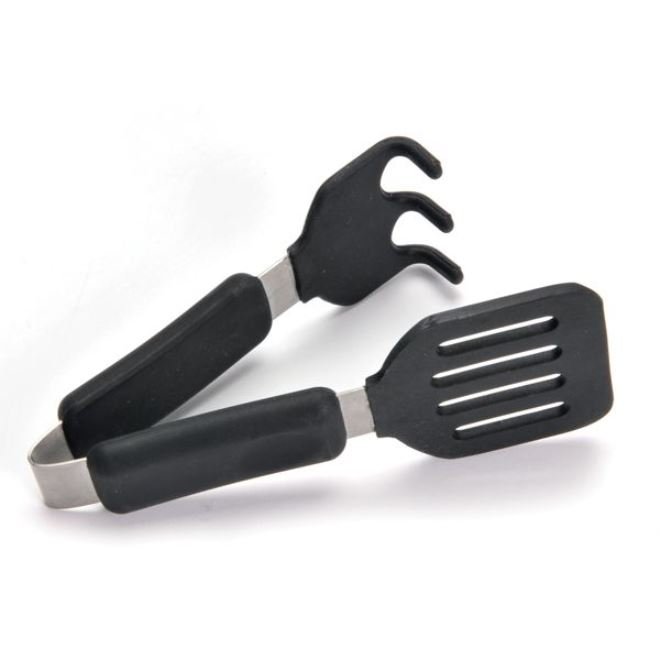 Norpro 6&#x22; Grip-EZ Non-Slip Grab and Lift Tongs - Great for Waffles