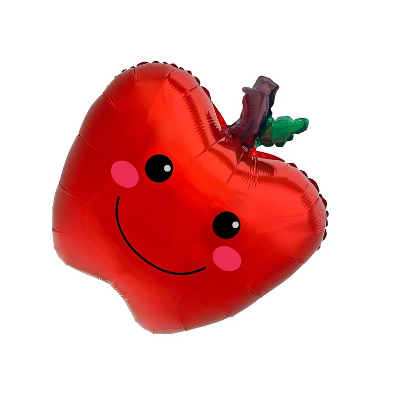 LA Balloons&#xAE; 19 Inch Smiling Apple Balloon