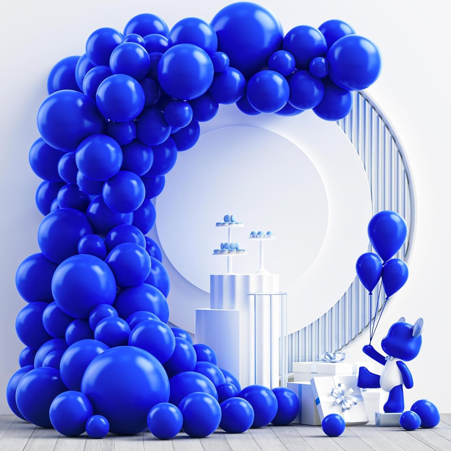 102PCS Red Latex Balloon Arch Kit