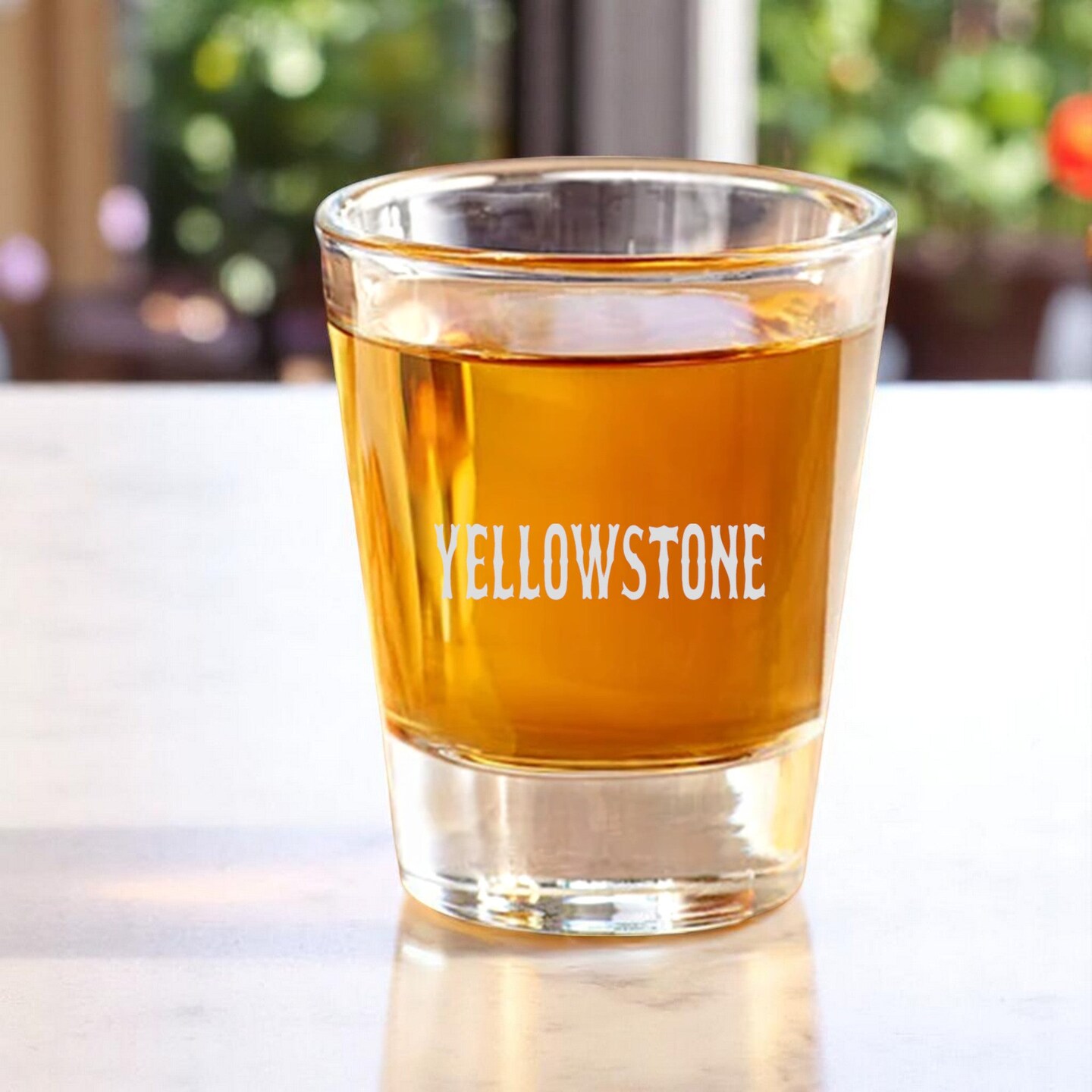 2oz Yellowstone Shot Glass