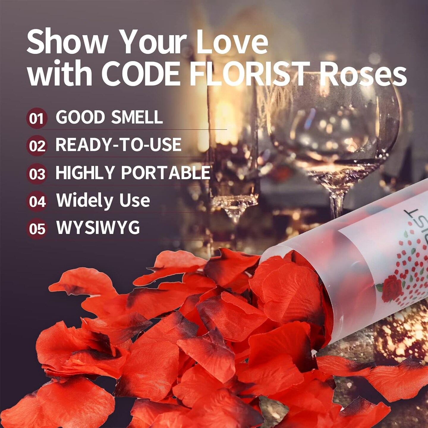 1500 PCS Dark-Red Silk Rose Petals for Valentine&#x27;s Day,Romantic Night,Wedding,Proposal Anniversary Flower Decorations