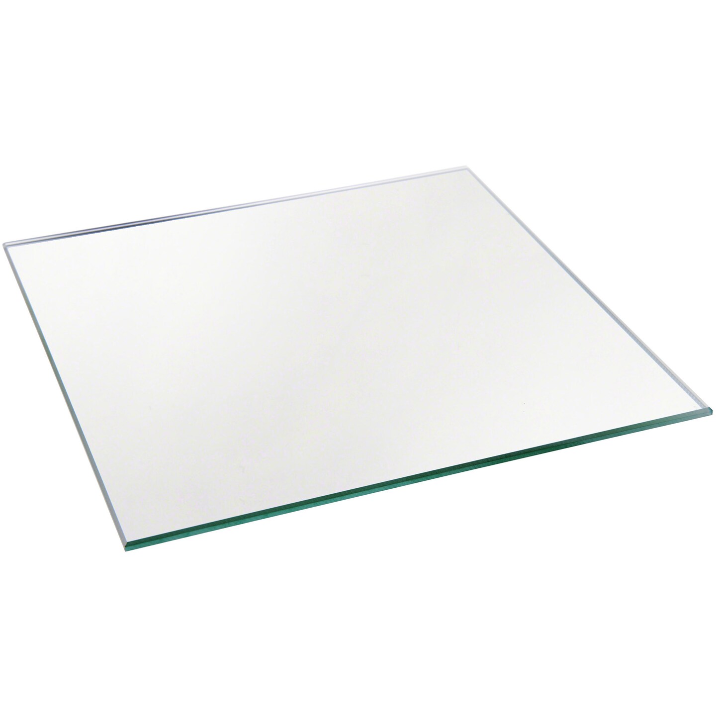 Plymor 6&#x22; Square, 3mm Thick Non-Beveled Glass Mirror