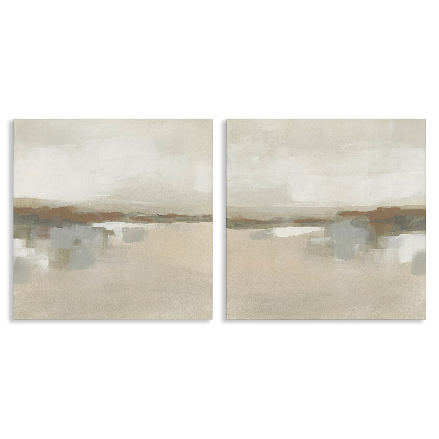 Stupell Industries Earthy Landscape Impressions 2pc Canvas Set Design ...