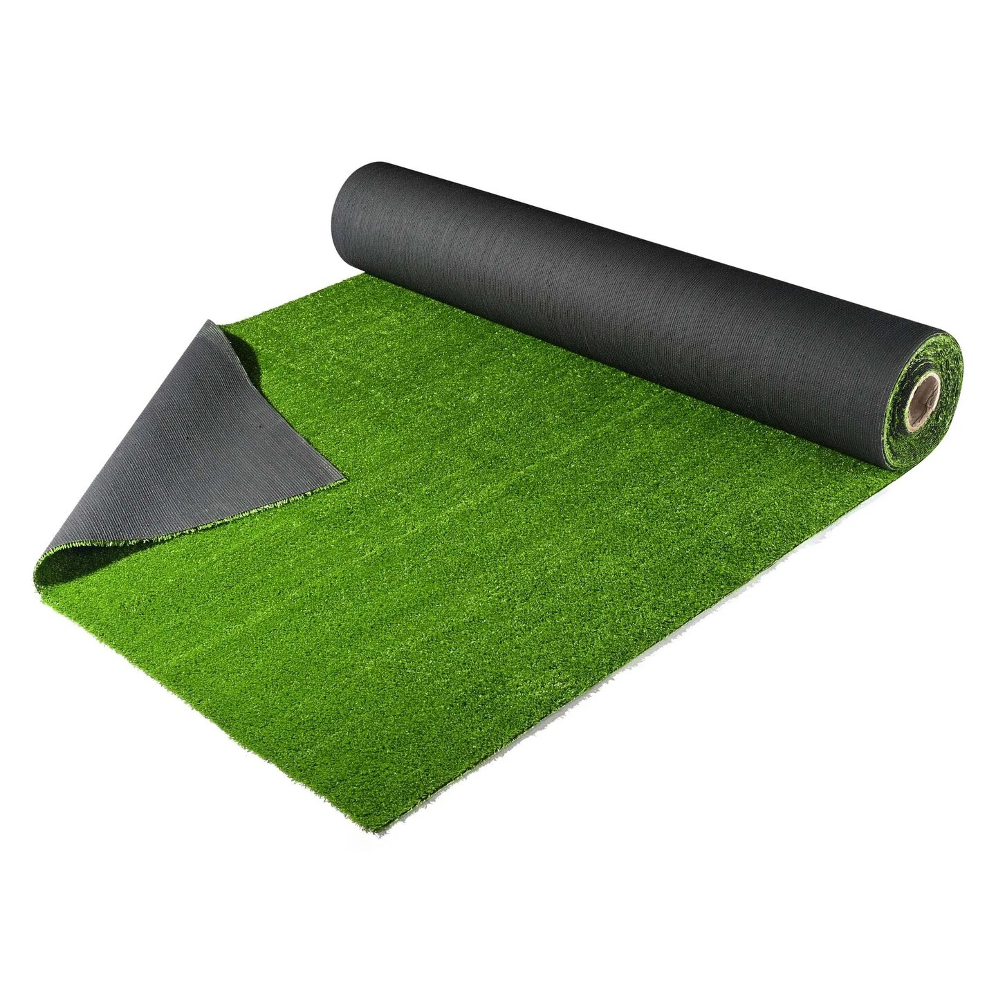 Realistic Synthetic Grass Mat with 3/8" Grass Blades & Drainage