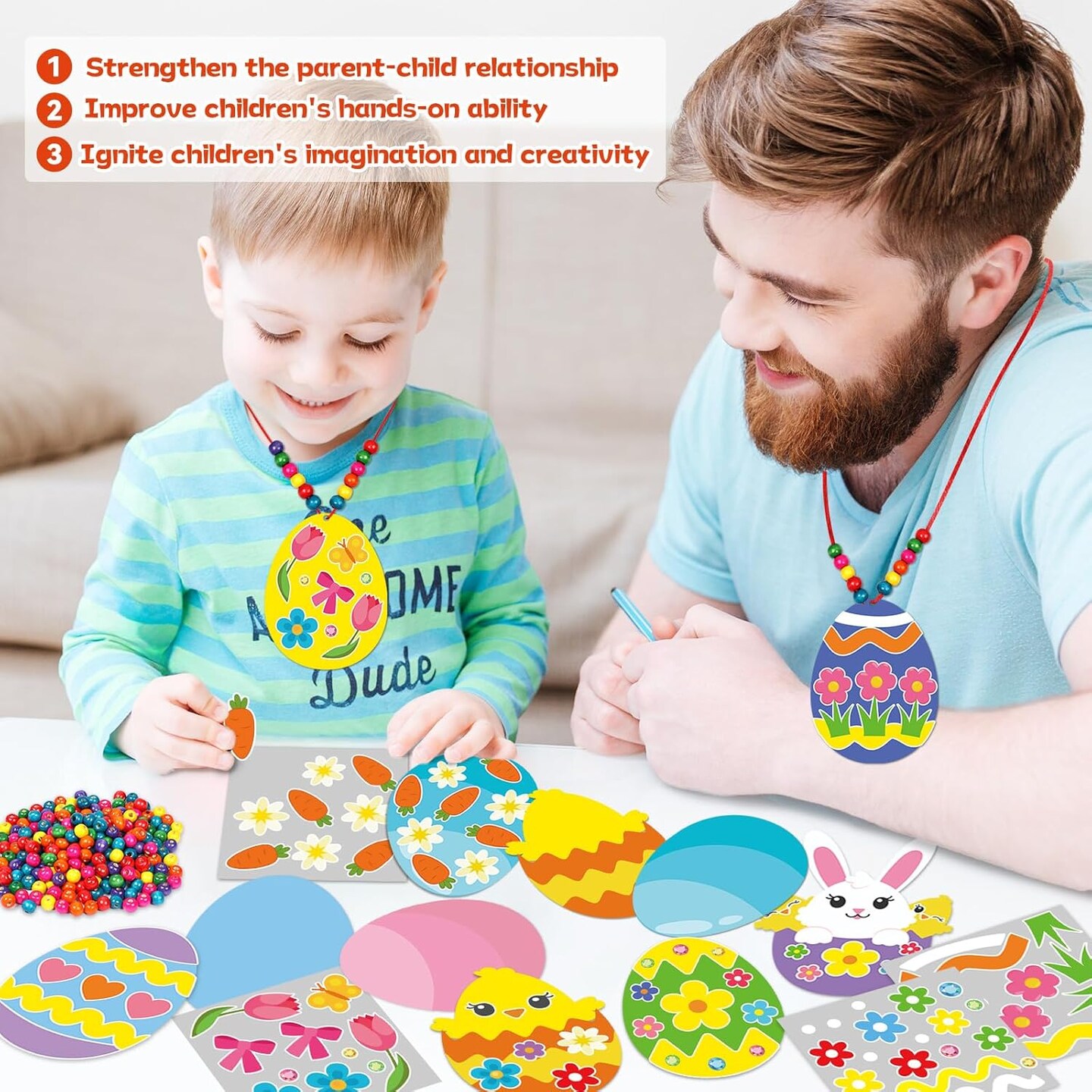 30 Pack Spring Tree Craft Kit DIY Flower Butterfly Bee Craft 3D Art Paper Crafts for Kids Toddler Easter Summer Stickers Game Activities