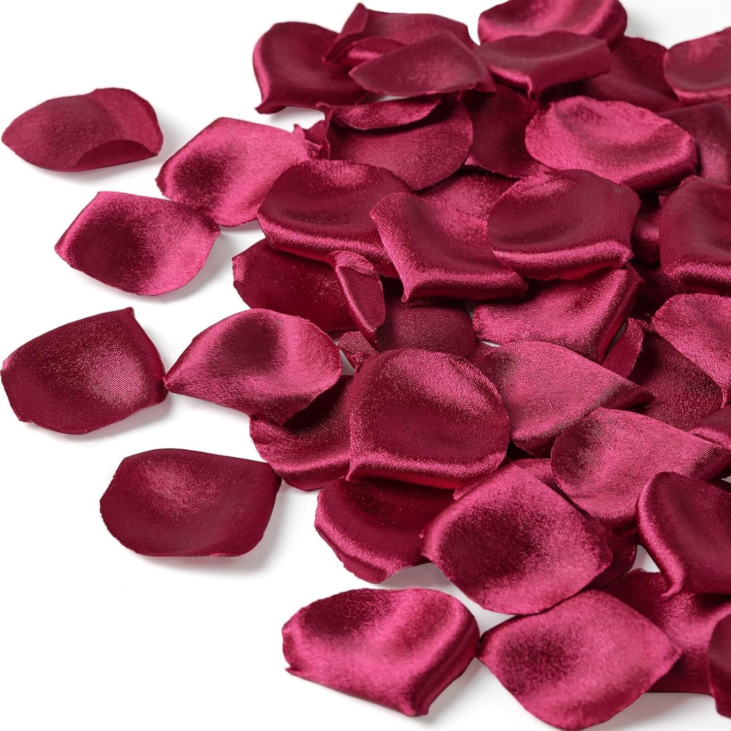 300pcs Silk Rose Petals Burgundy Heart Flower Petals for Wedding