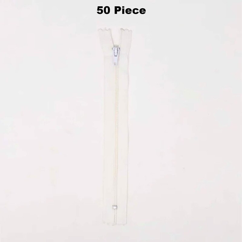 Nylon Zippers 7 Inches Coil #3 Closed Bottom
