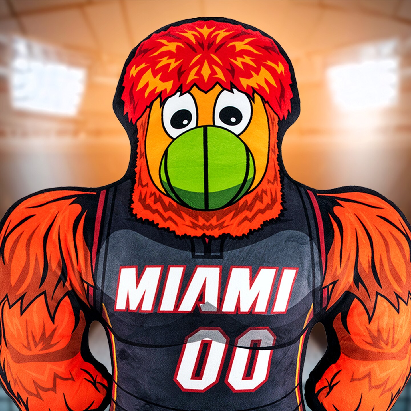 Bleacher Creatures Miami Heat Burnie 24&#x22; Mascot Bleacher Buddy