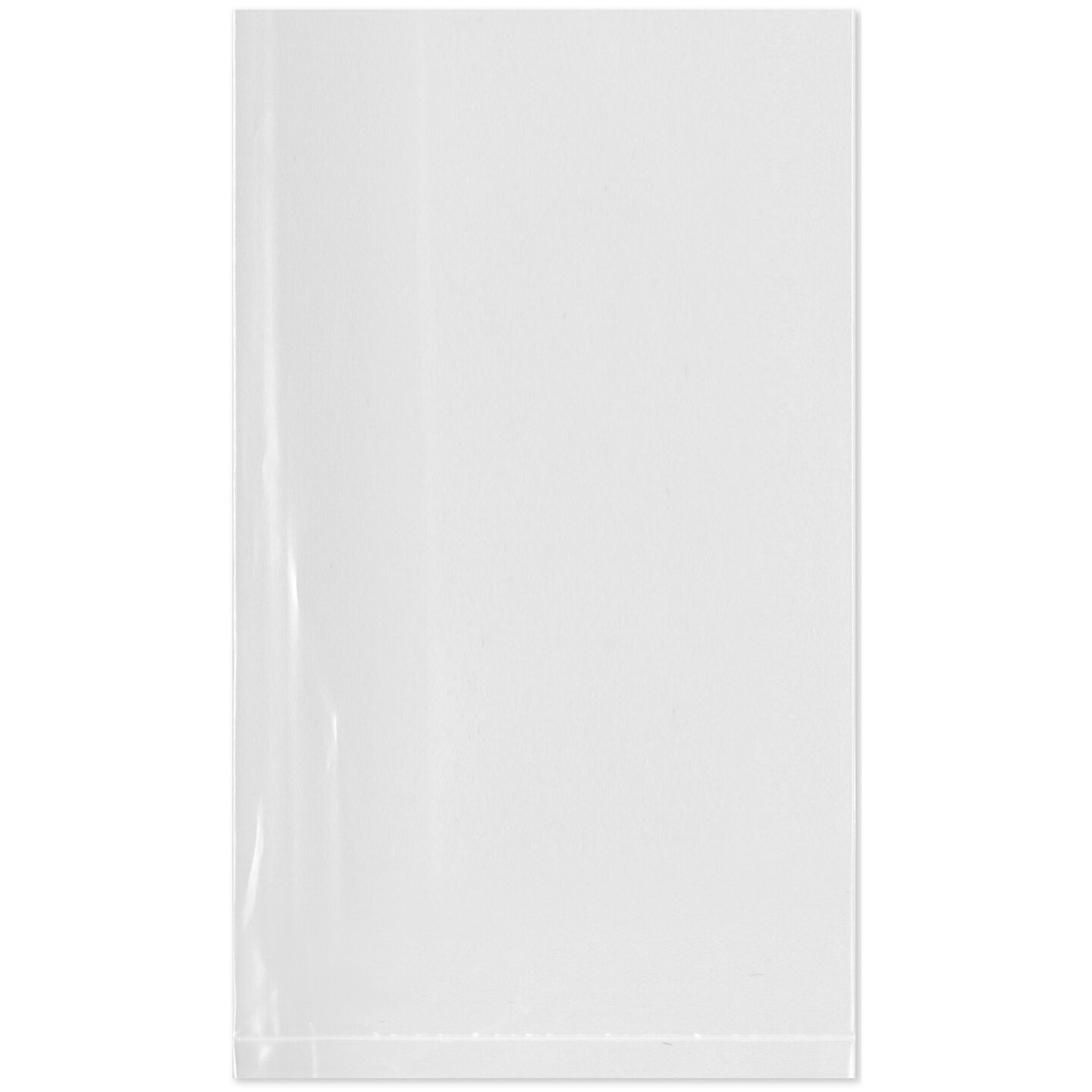 Plymor 7&#x22; x 12&#x22;, 2 Mil Flat Open Clear Plastic Poly Bags