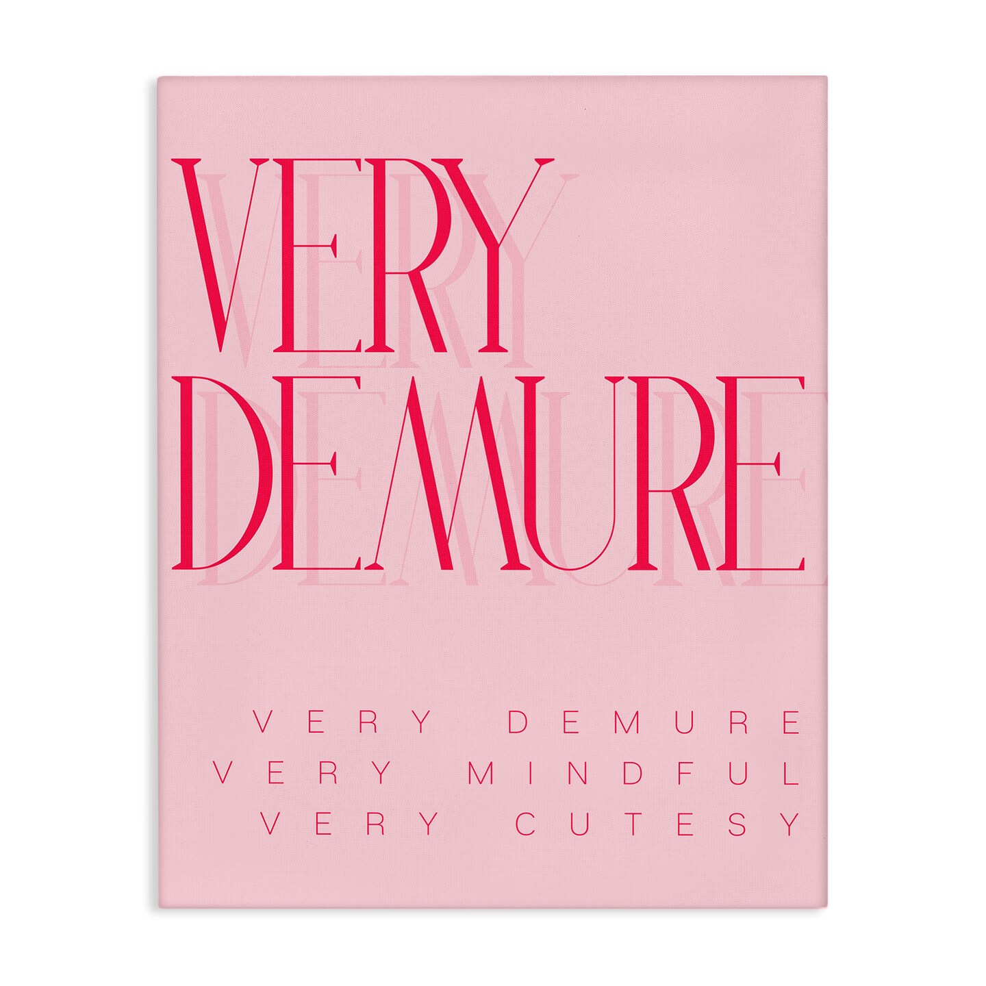 Stupell Industries Elegant Pop Culture Phrase Canvas Design by Lil' Rue