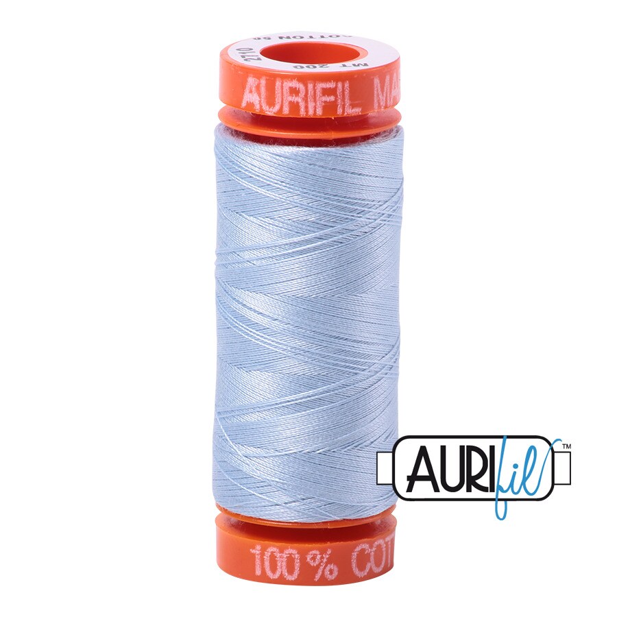 Light Robins Egg (2710) | 50wt Small Spool (200M / 220Y) | Aurifil Thread