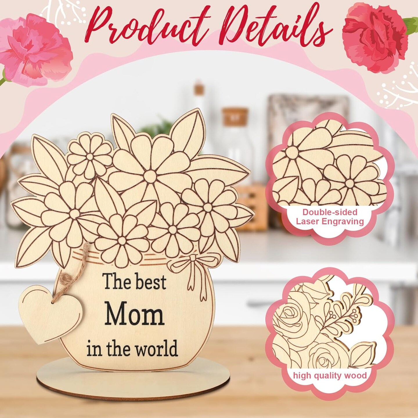 6 Set Mother&#x27;s Day Flowers Crafts for Kids