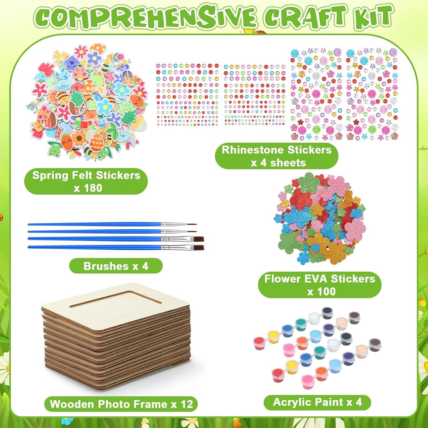 2 Pack Spring Picture Frame Painting Craft Kit