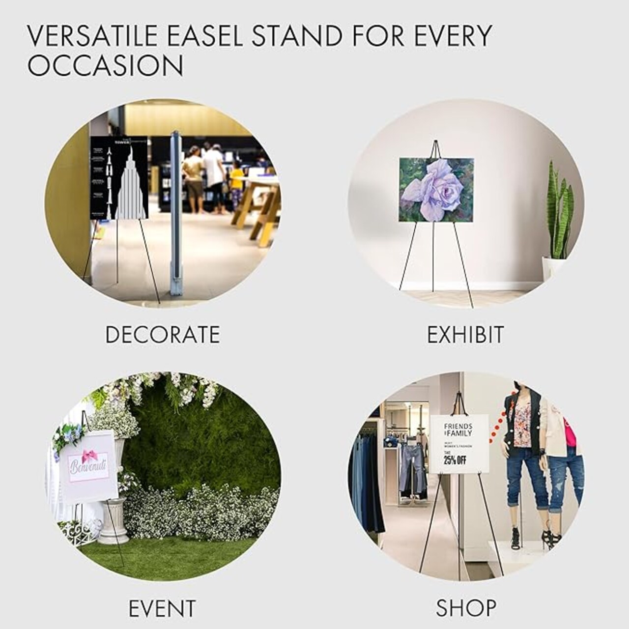 Artify Portable Adjustable Easel - 64&#x22;