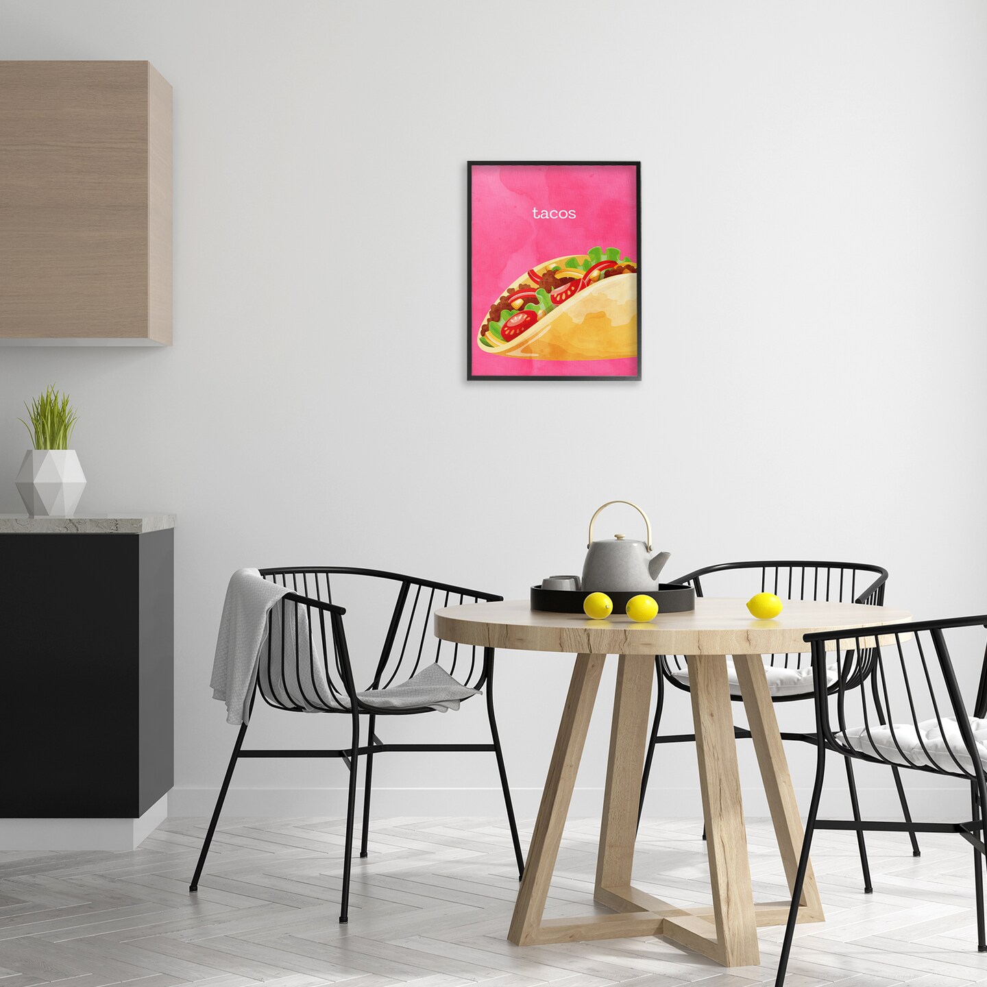 Stupell Industries Tacos Mexican Cuisine Framed Giclee Design by Kim Allen