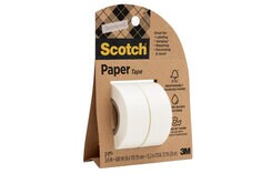 Scotch™ Paper Tape 814-2P-SR, 0.75 in x 600 in (19 mm x 15.2 m) 2 pk
