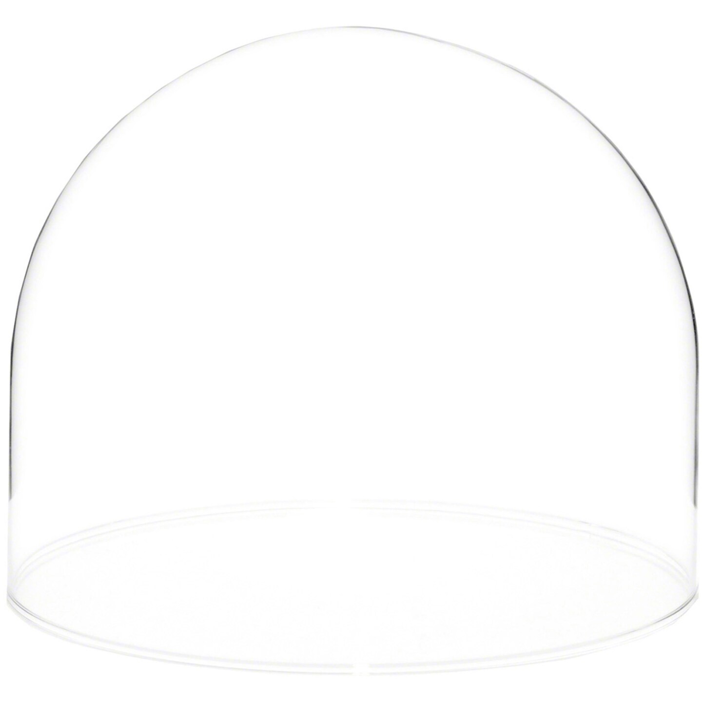 Plymor 8&#x22; x 6.5&#x22; Glass Display Dome Cloche