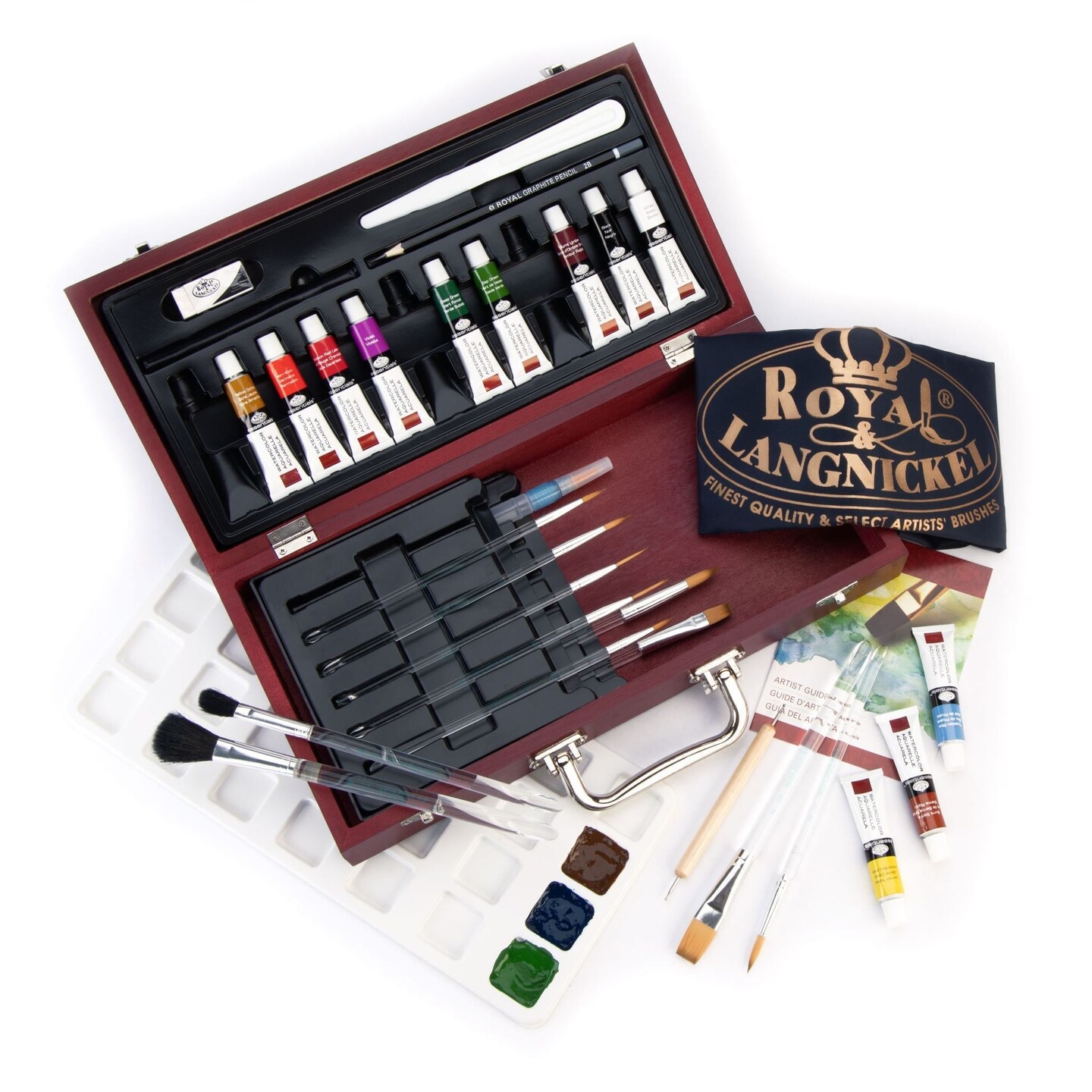 RSET-WAT2000 | Essentials™ 32pc Watercolor Painting Travel Art Set