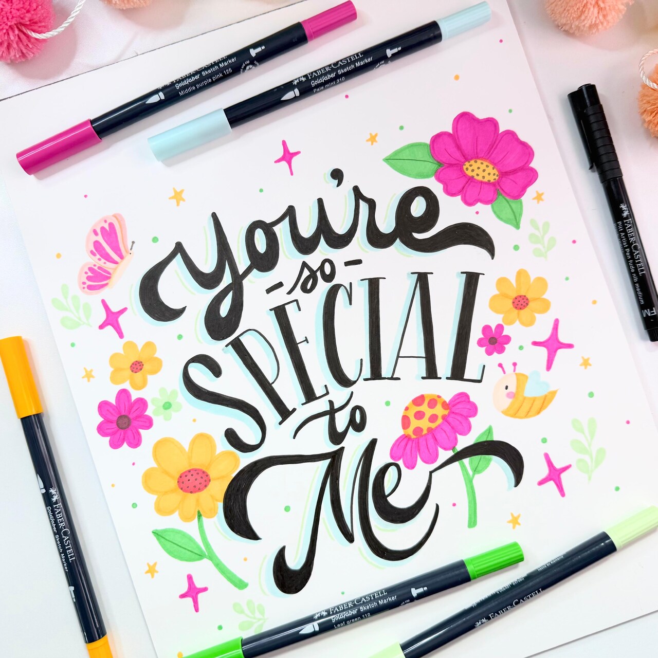 You're So Special Whimsical Lettering