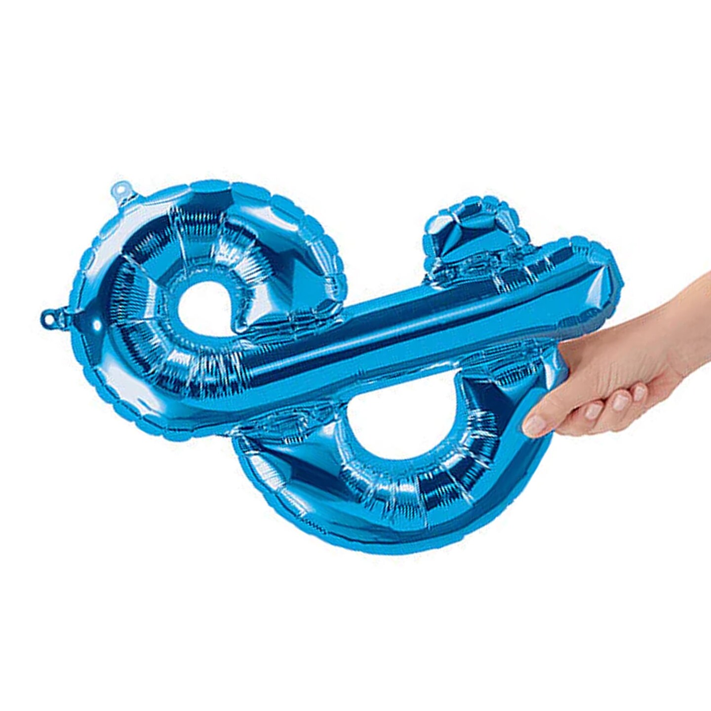 NorthStar Balloons&#xAE; 16 Inch Ampersand Blue Air Fill Only