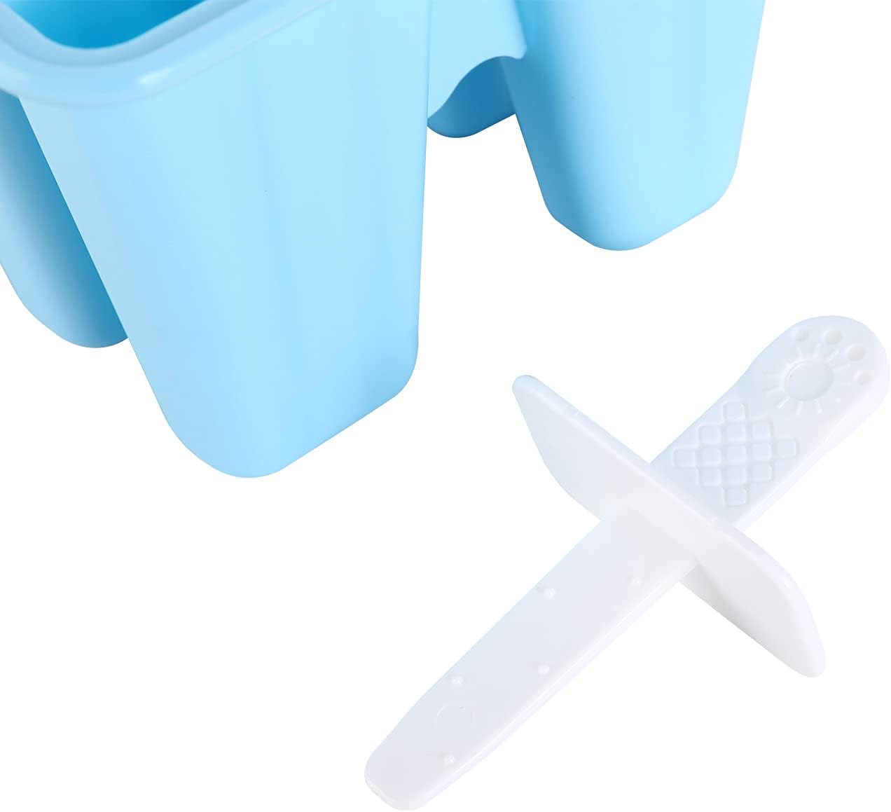 Popsicle Molds Silicone Ice Pop Mold for 6 Pieces, BPA Free, Homemade Frozen Dessert