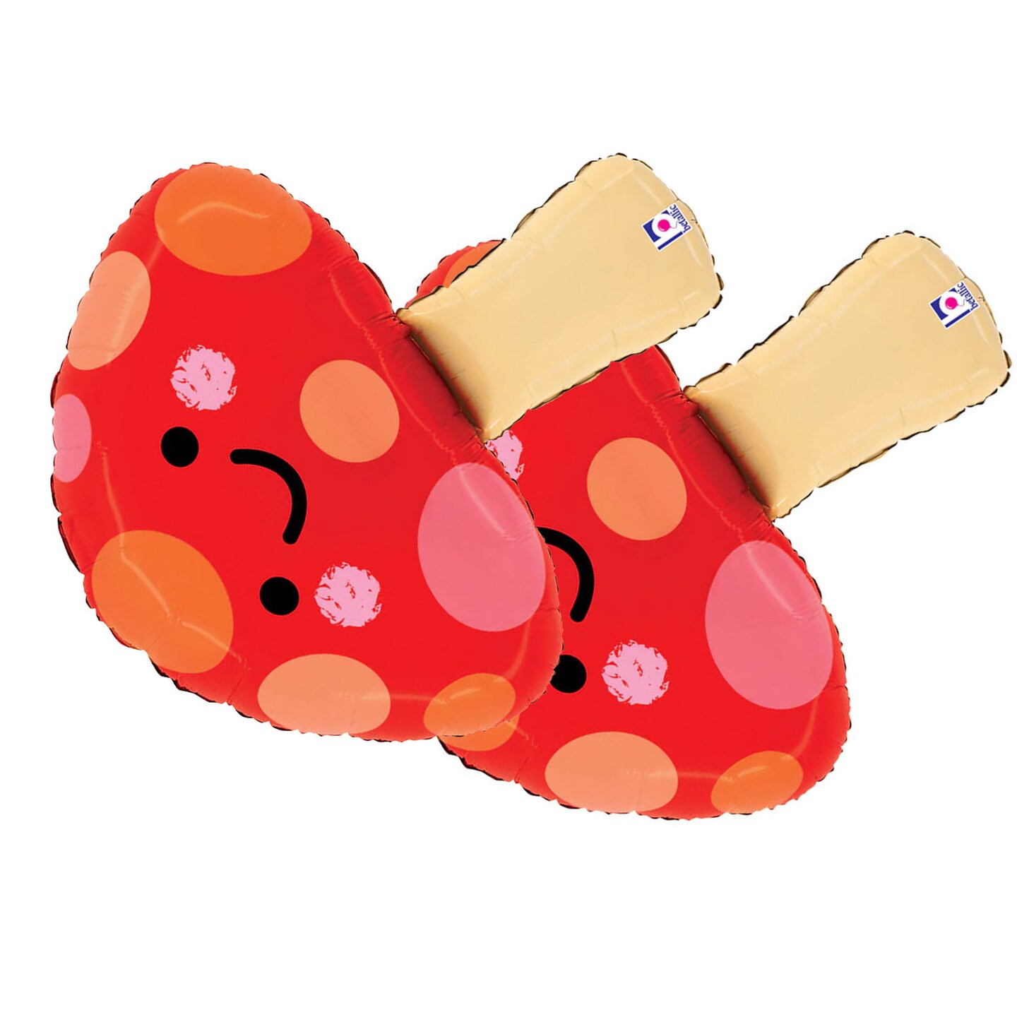 Betallic&#xAE; 23 Inch Mushroom Foil Mylar Balloon