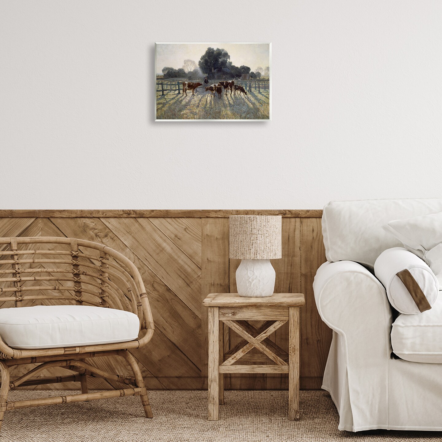 Stupell Industries Elioth Gruner Morning Cows Wall Plaque Design by Arlington Prints