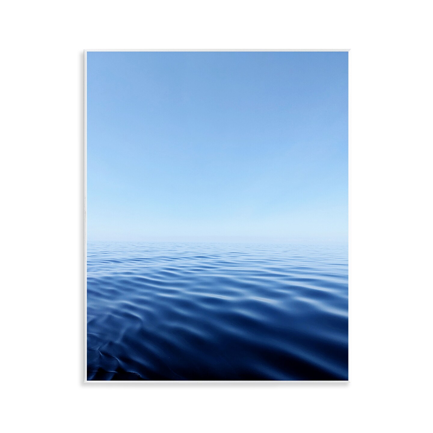 Stupell Industries Cool Blue Ocean Ripples Wall Plaque Design by Kali Wilson