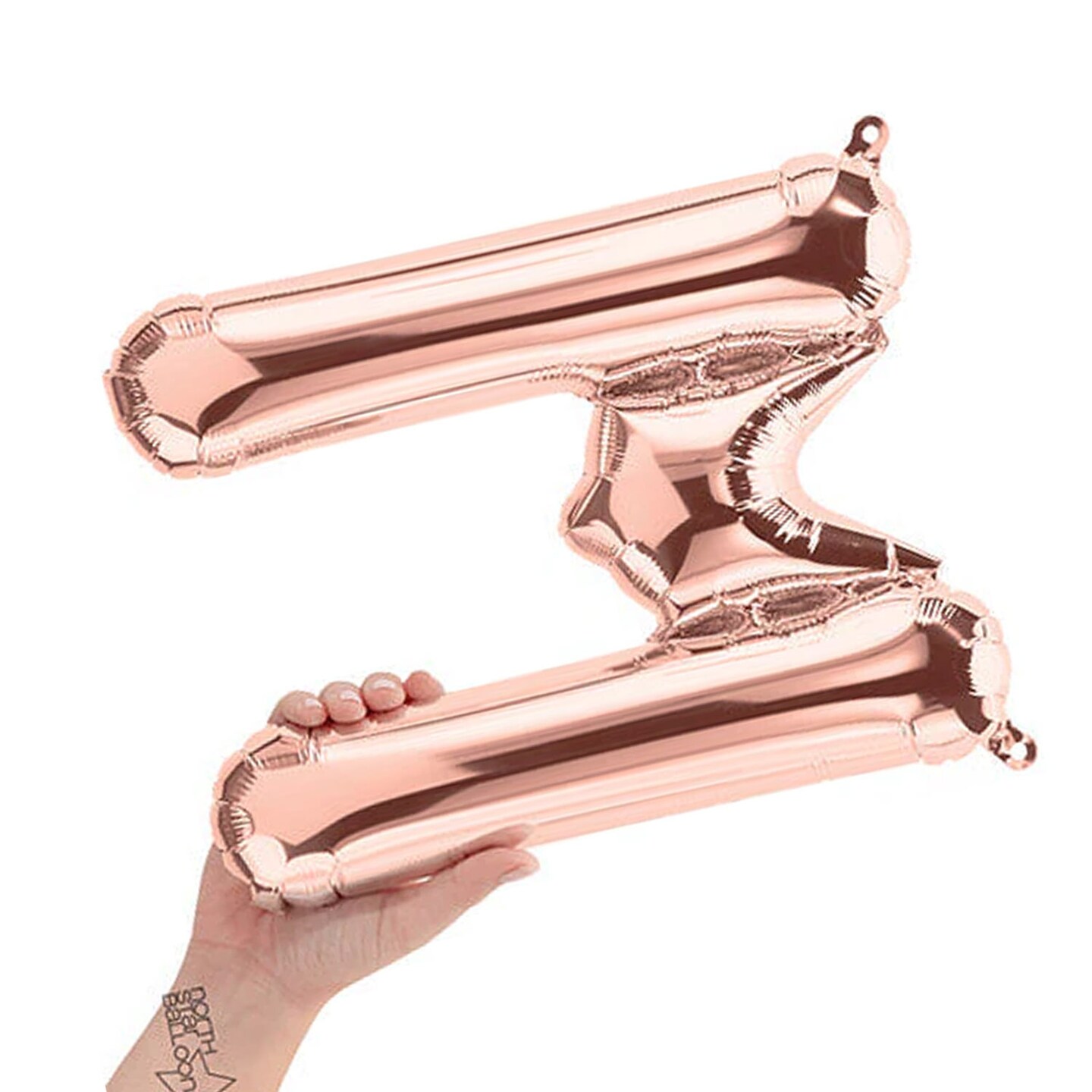 NorthStar Balloons&#xAE; 16 Inch Letter M Rose Gold Air Fill Only