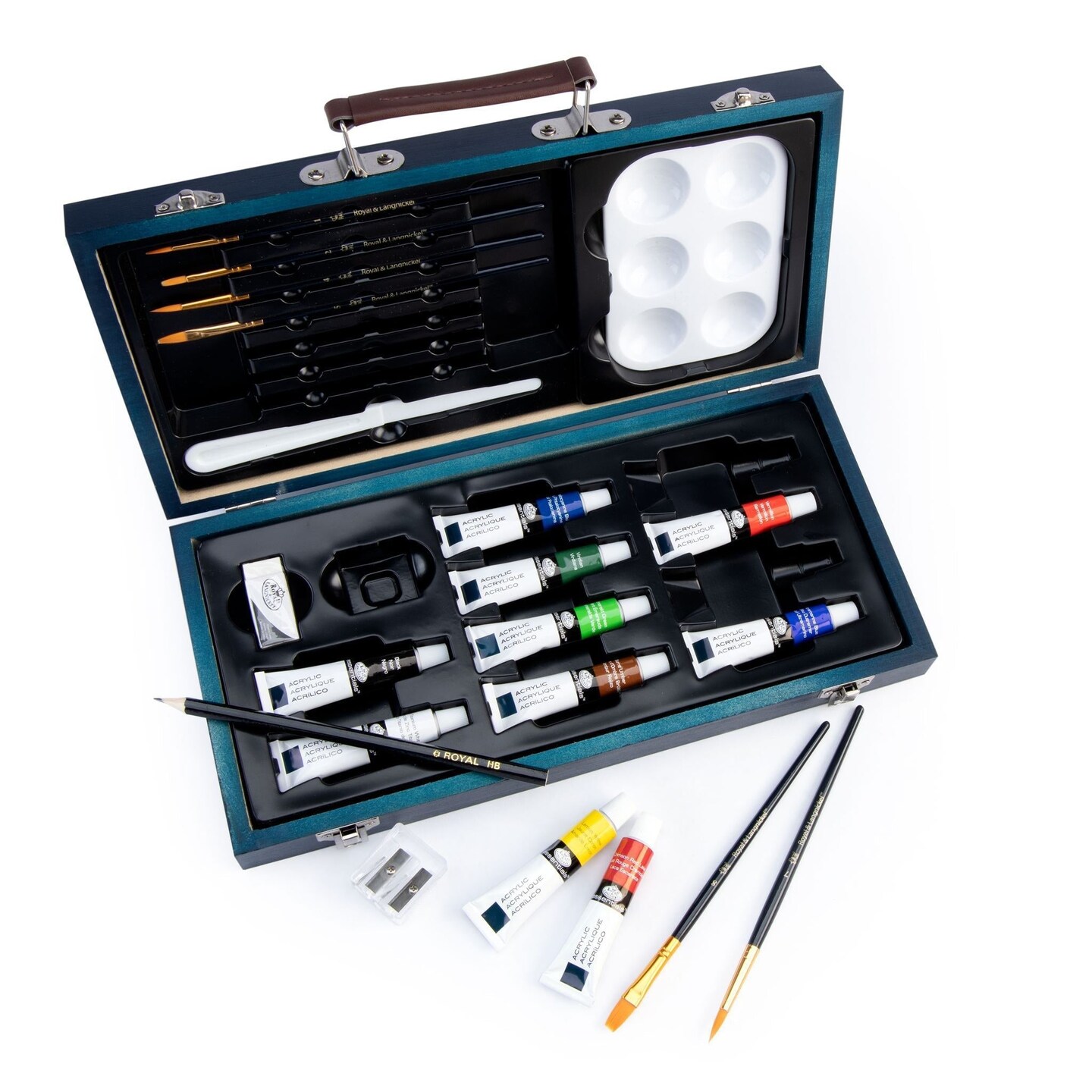 RSET-ACR3000 | Essentials™ 25pc Acrylic Painting Travel Art Set
