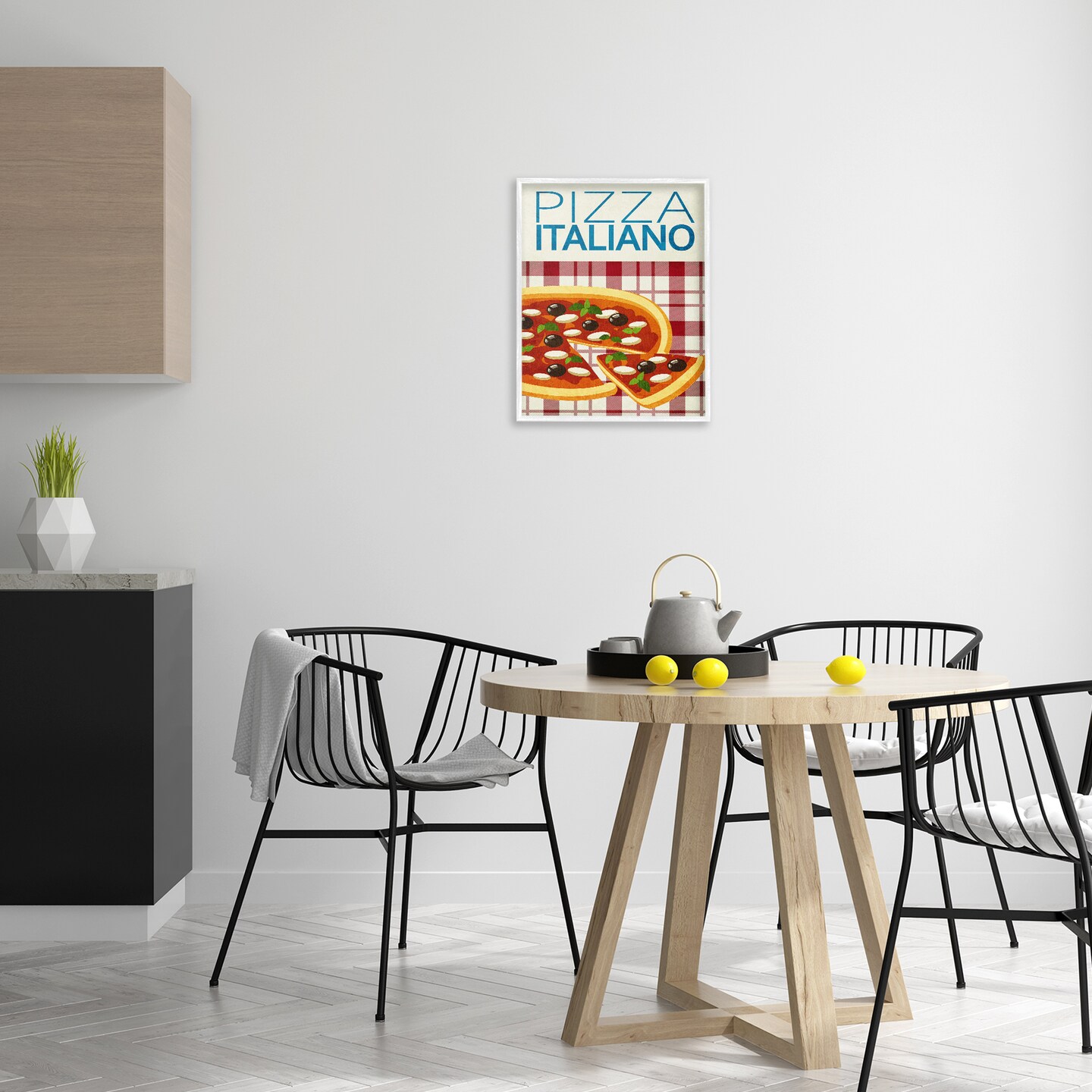 Stupell Industries Classic Pizza Italiano Framed Giclee Design by Kim Allen