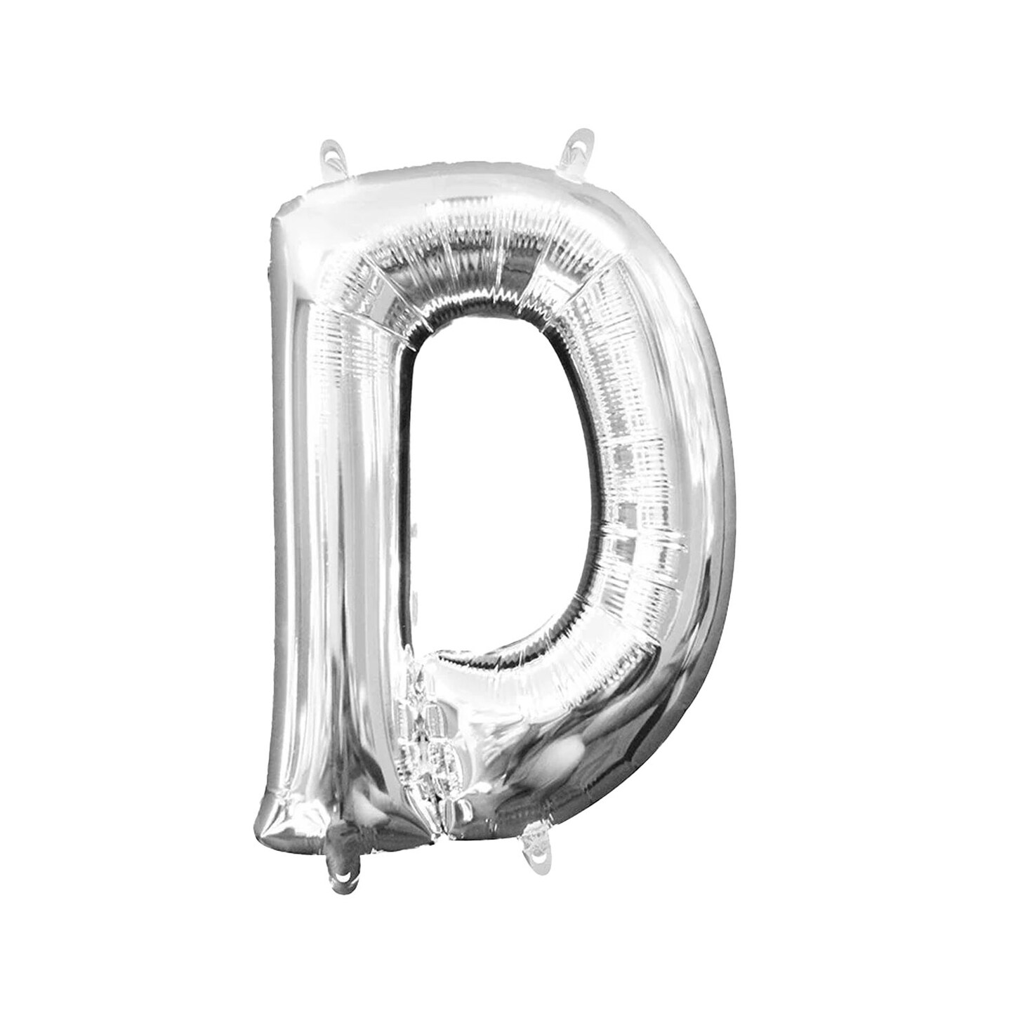 Anagram&#xAE; 16&#x22; Silver Letter Balloons A&#x2013;Z Air Fill Only Mylar by
