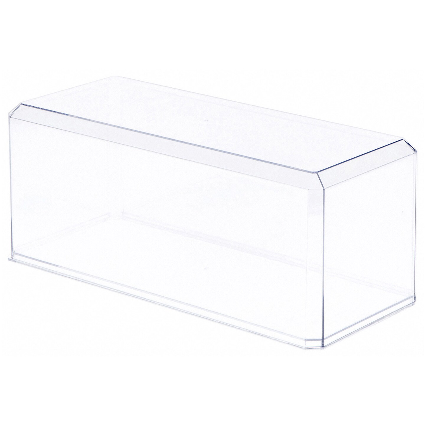 Pioneer Plastics 355C Clear Plastic Display Case for 1:18 Scale Cars, 13&#x22; W x 5.5&#x22; D x 5&#x22; H (Mailer Box)