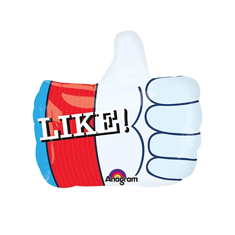 Anagram&#xAE; 19 Inch Like! Junior Shape XL Balloon